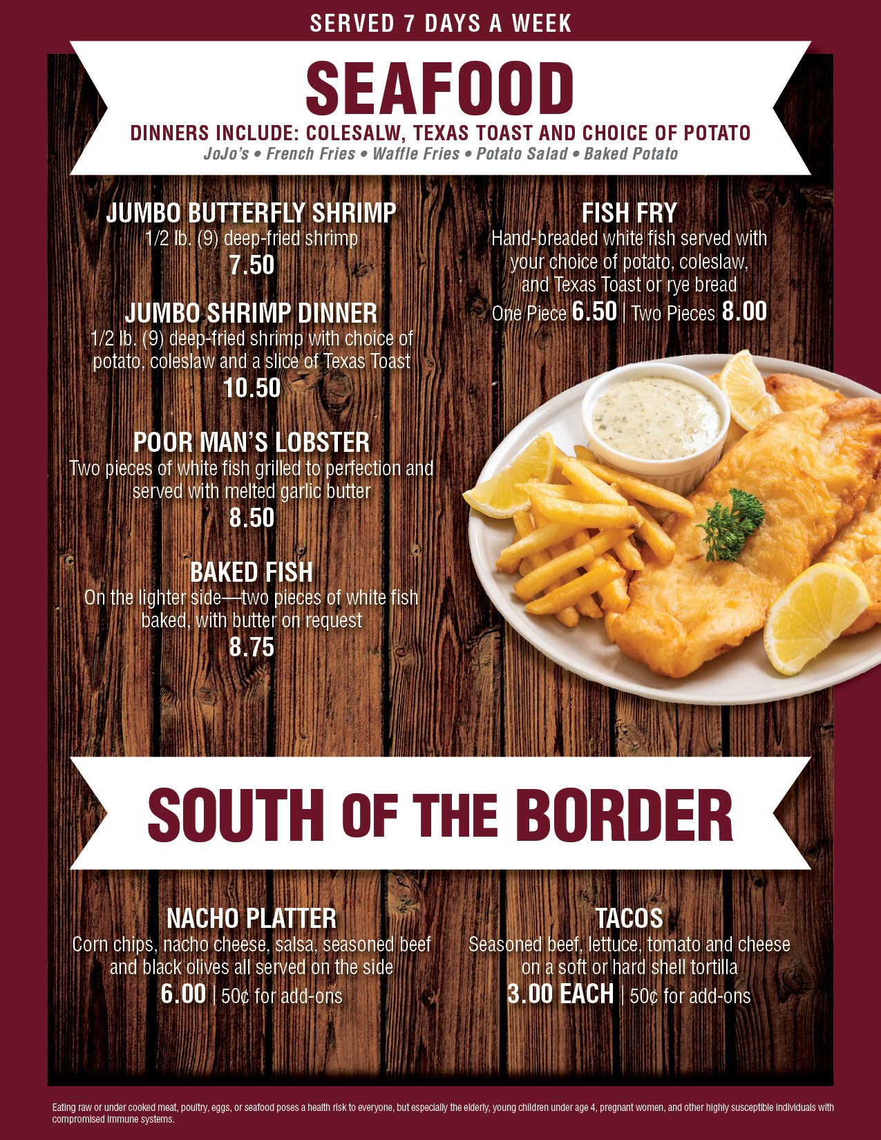 Restaurant Food Bar & Grill 501 Sports Bar Marshfield WI Five